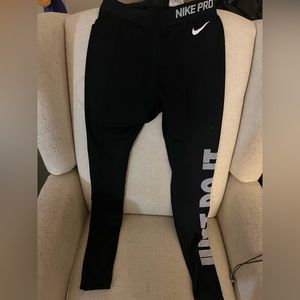 Nike dri fit “just do it” leggings. Size S